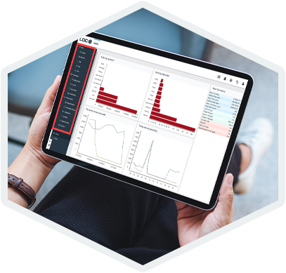 supply chain software on tablet cloud solution